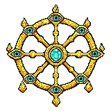 The dharma wheel of the Faith